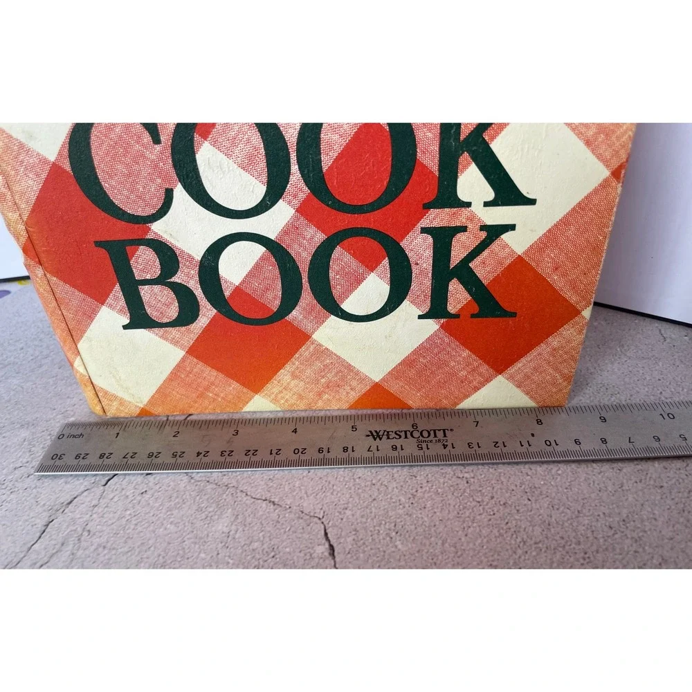 Better Homes and Gardens New Cook Book Red Plaid Binder Good‎ Vintage Recipes